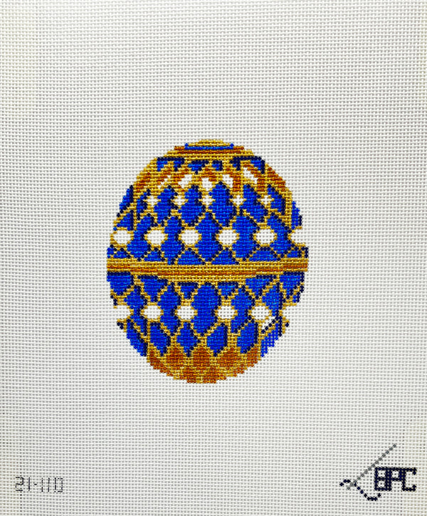 21-110 Faberge Egg - Blue