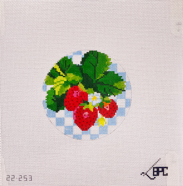 22-253 Strawberries 4” round