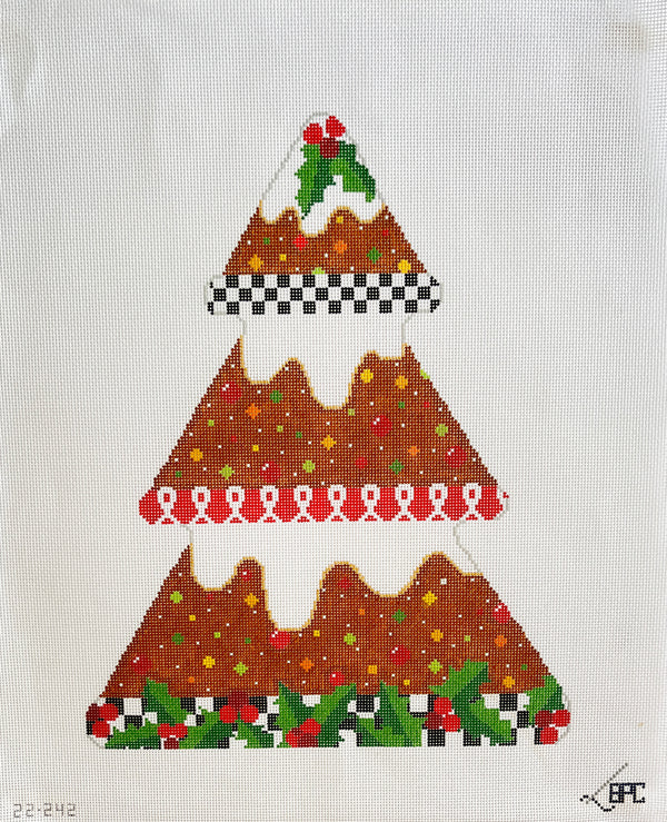 22-242 Holiday fruitcake tree