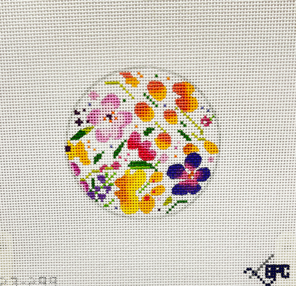 23-299 Peppy Floral 4" Round