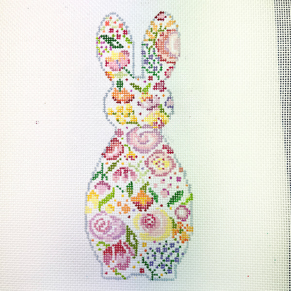 25-406 Floral bunny mini