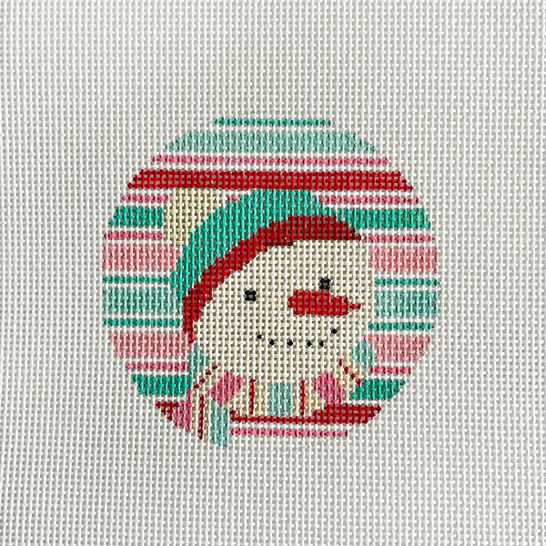 25-411 Snowman with Stripes